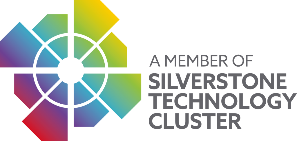 Silverstone Technology Cluster logo - a vibrant cluster at the heart of the oxford-cambridge corridor
